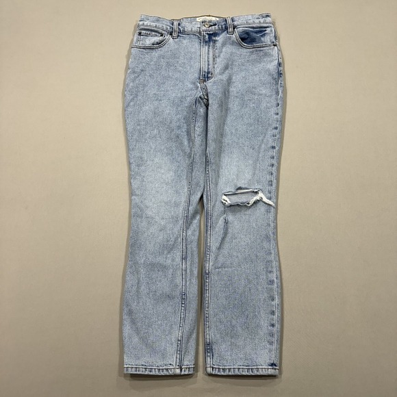 Abercrombie & Fitch Jeans Womens 26/2s Blue The Skinny High Rise Light Wash City - Picture 1 of 9